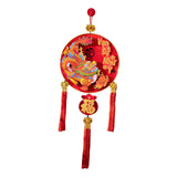 Maxbell Chinese New Year Hanging Decoration for Living Room Farmhouse Happy New Year Style A