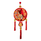 Maxbell Chinese New Year Hanging Decoration for Living Room Farmhouse Happy New Year Style A