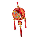 Maxbell Chinese New Year Hanging Decoration for Living Room Farmhouse Happy New Year Style A