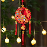 Maxbell Chinese New Year Hanging Decoration for Living Room Farmhouse Happy New Year Style A