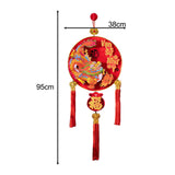 Maxbell Chinese New Year Hanging Decoration for Living Room Farmhouse Happy New Year Style A