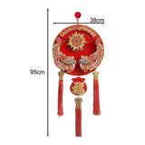 Maxbell Chinese New Year Hanging Decoration for Living Room Farmhouse Happy New Year Style B