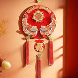 Maxbell Chinese New Year Hanging Decoration for Living Room Farmhouse Happy New Year Style B