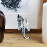 Maxbell Flying Dragon Statue Resin Dragon Sculpture for Landscape Dining Room Office White