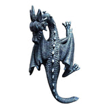 Maxbell Flying Dragon Statue Resin Dragon Sculpture for Landscape Dining Room Office Black