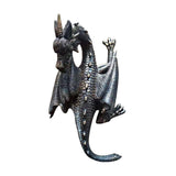 Maxbell Flying Dragon Statue Resin Dragon Sculpture for Landscape Dining Room Office Bronze