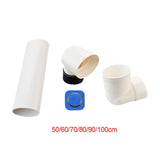 Maxbell Offset Toilet Flange Extension Drain Pipe Expanded Hose Offset Closet Flange 50cm
