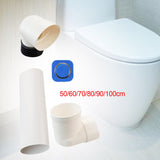 Maxbell Offset Toilet Flange Extension Drain Pipe Expanded Hose Offset Closet Flange 50cm