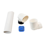 Maxbell Offset Toilet Flange Extension Drain Pipe Expanded Hose Offset Closet Flange 50cm