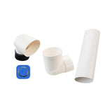Maxbell Offset Toilet Flange Extension Drain Pipe Expanded Hose Offset Closet Flange 70cm