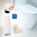 Maxbell Offset Toilet Flange Extension Drain Pipe Expanded Hose Offset Closet Flange 70cm