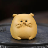 Maxbell Small Pig Figurines Art Modern Cute Animal Figurines for Cafe Home Bookshelf Yellow Type A