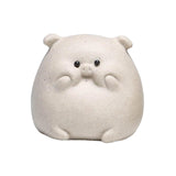 Maxbell Small Pig Figurines Art Modern Cute Animal Figurines for Cafe Home Bookshelf White Type A