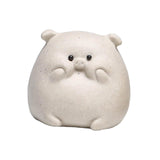 Maxbell Small Pig Figurines Art Modern Cute Animal Figurines for Cafe Home Bookshelf White Type A