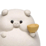 Maxbell Small Pig Figurines Art Modern Cute Animal Figurines for Cafe Home Bookshelf White Type C