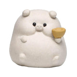 Maxbell Small Pig Figurines Art Modern Cute Animal Figurines for Cafe Home Bookshelf White Type C