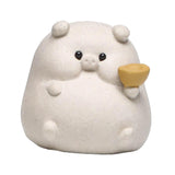 Maxbell Small Pig Figurines Art Modern Cute Animal Figurines for Cafe Home Bookshelf White Type C