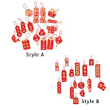 Maxbell 16Pcs 2024 Chinese New Year Hanging Decorations Bonsai Ornaments for Ceiling Style A