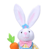 Maxbell Easter Rabbit Figures Cartoon Easter Bunny Decor for Holiday Table Farmhouse Style A