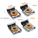 Maxbell 4Pcs Mirror Clip Mirror Mount Clips Glass Retainer Clips Mirror Holder Clips argent