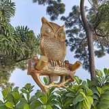 Maxbell Wall Hanging Owl Statue Nordic Wall Hanging Decoration for Cafe Hotel Office