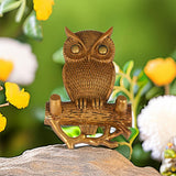 Maxbell Wall Hanging Owl Statue Nordic Wall Hanging Decoration for Cafe Hotel Office