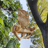Maxbell Wall Hanging Owl Statue Nordic Wall Hanging Decoration for Cafe Hotel Office