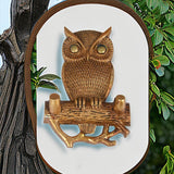 Maxbell Wall Hanging Owl Statue Nordic Wall Hanging Decoration for Cafe Hotel Office