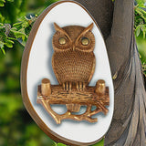 Maxbell Wall Hanging Owl Statue Nordic Wall Hanging Decoration for Cafe Hotel Office