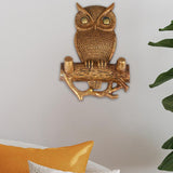 Maxbell Wall Hanging Owl Statue Nordic Wall Hanging Decoration for Cafe Hotel Office