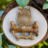 Maxbell Wall Hanging Owl Statue Nordic Wall Hanging Decoration for Cafe Hotel Office