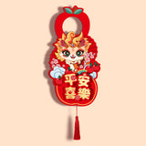 Maxbell 2024 New Year Door Handle Decoration with Tassels Spring Festival Decoration