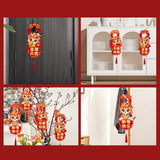 Maxbell 2024 New Year Door Handle Decoration with Tassels Spring Festival Decoration