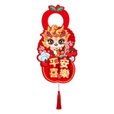 Maxbell 2024 New Year Door Handle Decoration with Tassels Spring Festival Decoration