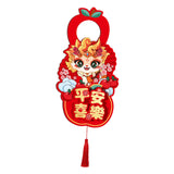 Maxbell 2024 New Year Door Handle Decoration with Tassels Spring Festival Decoration