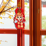 Maxbell 2024 New Year Door Handle Decoration with Tassels Spring Festival Decoration