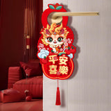 Maxbell 2024 New Year Door Handle Decoration with Tassels Spring Festival Decoration