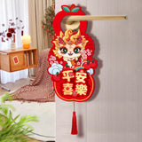 Maxbell 2024 New Year Door Handle Decoration with Tassels Spring Festival Decoration