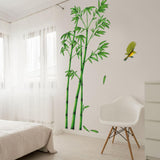 Maxbell 2 Pieces Wall Art Decals Bamboo Forest Wall Art Stickers for Indoor Bathroom