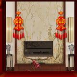 Maxbell 2024 New Year Decoration Lucky Fish Red Pendant for Holiday Wall Living Room