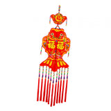 Maxbell 2024 New Year Decoration Lucky Fish Red Pendant for Holiday Wall Living Room