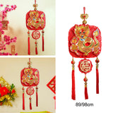 Maxbell Chinese New Year Hanging Decorations Housewarming Home 2024 Dragon Door Sign Small