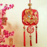 Maxbell Chinese New Year Hanging Decorations Housewarming Home 2024 Dragon Door Sign Large