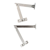 Maxbell 2 Pieces Lid Support Hinges Cabinet Cupboard Door Folding Hinge for Gift Box M
