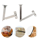 Maxbell 2 Pieces Lid Support Hinges Cabinet Cupboard Door Folding Hinge for Gift Box M