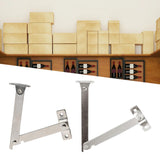 Maxbell 2 Pieces Lid Support Hinges Cabinet Cupboard Door Folding Hinge for Gift Box M