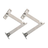 Maxbell 2 Pieces Lid Support Hinges Cabinet Cupboard Door Folding Hinge for Gift Box M