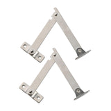 Maxbell 2 Pieces Lid Support Hinges Cabinet Cupboard Door Folding Hinge for Gift Box M
