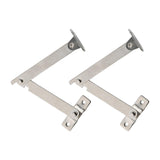 Maxbell 2 Pieces Lid Support Hinges Cabinet Cupboard Door Folding Hinge for Gift Box M