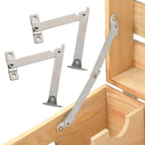 Maxbell 2 Pieces Lid Support Hinges Cabinet Cupboard Door Folding Hinge for Gift Box M